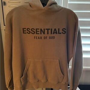 Fear of God Essentials Brown Hoodie